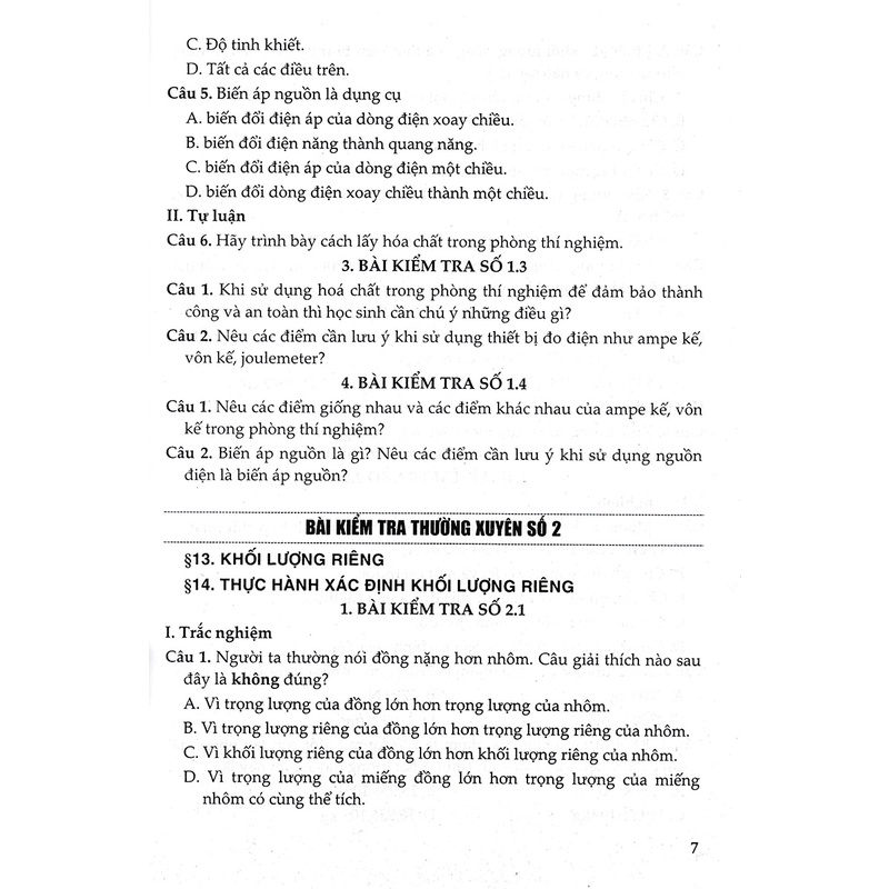 Sách - Đề Kiểm Tra, Đánh Giá Vật Lí 8 - Khoa Học Tự Nhiên (Bám Sát SGK Kết Nối Tri Thức Với Cuộc Sống) - HA