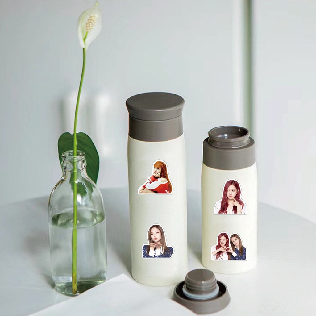 50 cái nhóm nhạc nữ k-pop hàn quốc blackpink dán cho mũ bảo hiểm xe đạp tài khoản tay bút chì hộp đề can lanlanstickersworld