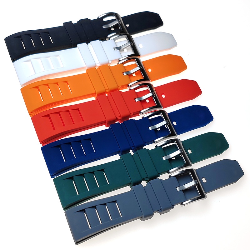 Dây Đeo silicone 20mm 22mm Chất Lượng Cao Cho Đồng Hồ Thể Thao seiko