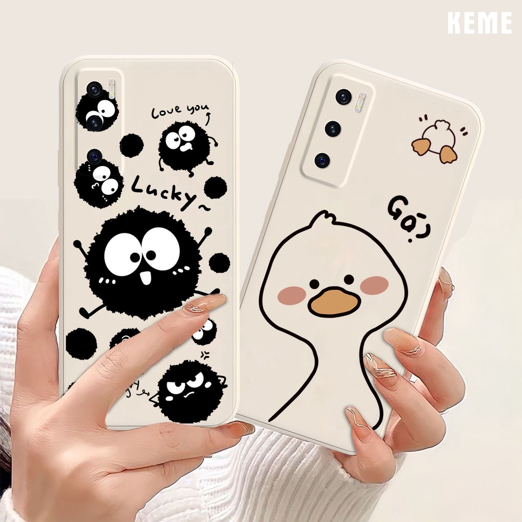 Ốp lưng Vivo V20 SE / Vivo Y70 2020 / V2022 in hình Lucky Virus và Vịt ngáo ngơ
