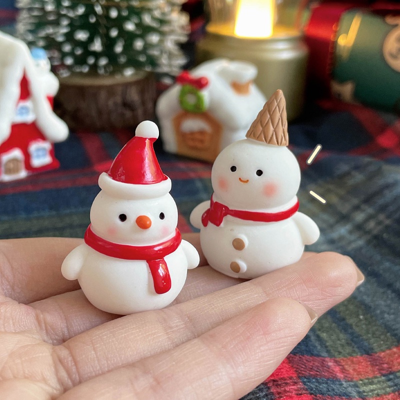 Mô Hình Người Tuyết mini Trang Trí Giáng Sinh