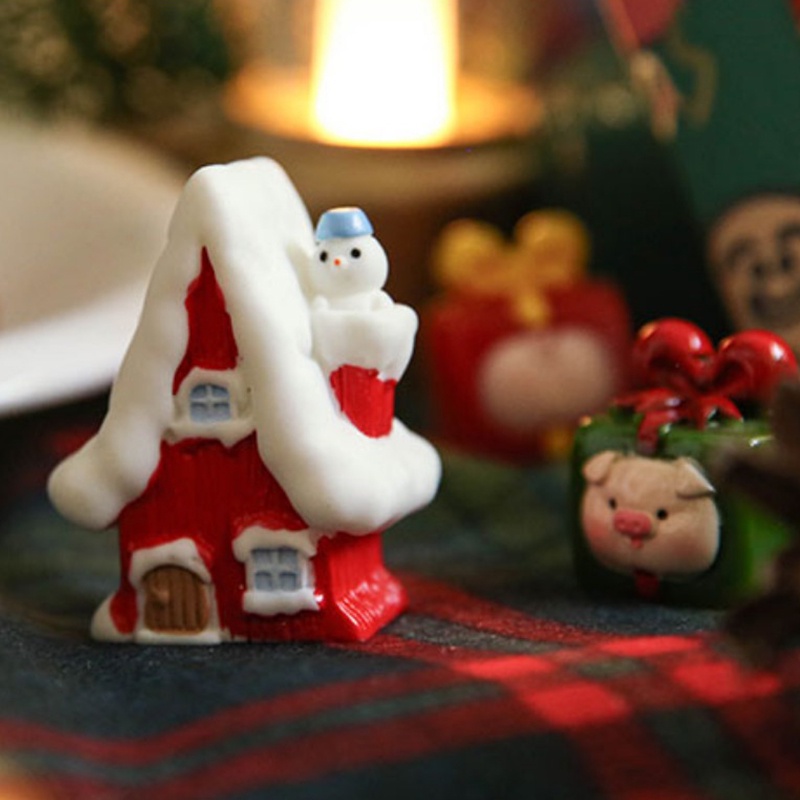 Mô Hình Người Tuyết mini Trang Trí Giáng Sinh