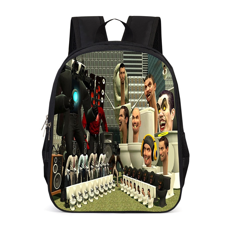 Ere1 skibidi toilet tv man audio man ba lô cho nữ nam sinh viên dung tích lớn thời trang cá tính túi đa năng