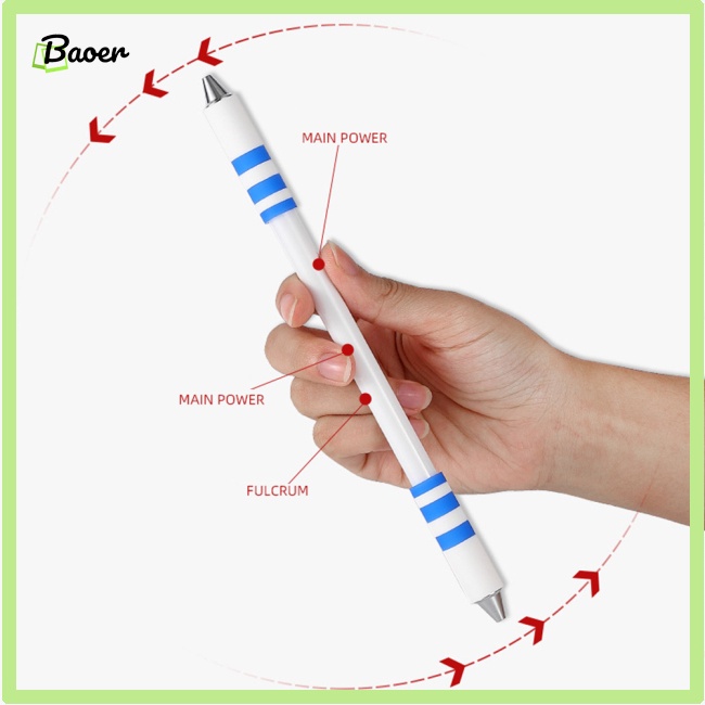 Bút quay LED BAOER đồ chơi giảm căng thẳng nhiều màu sắc cho học sinh