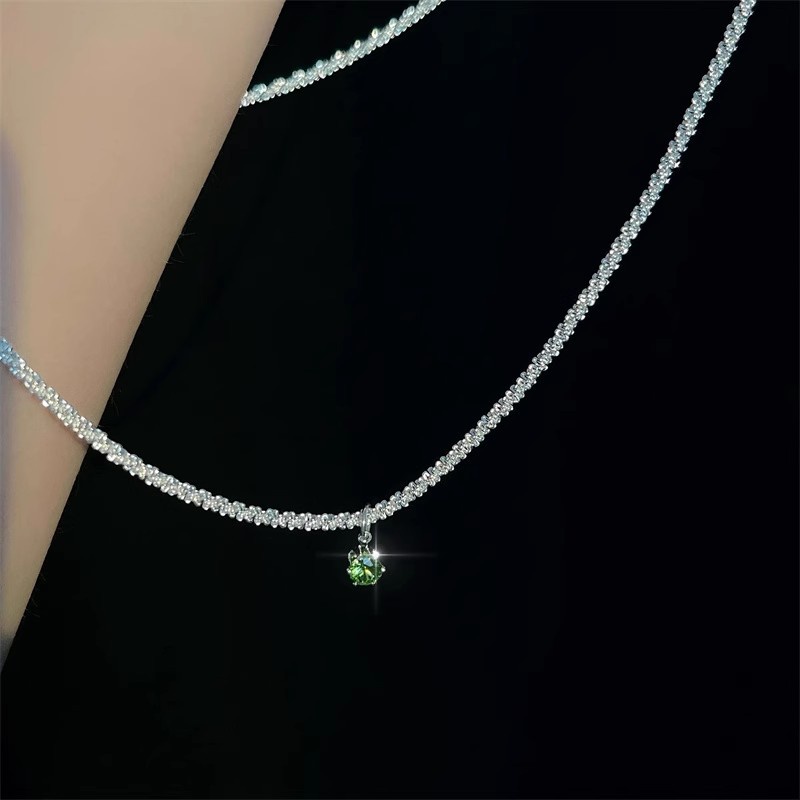 If me vòng cổ bạc đơn giản cho phụ nữ chuỗi thanh lịch choker vòng đeo tay vòng trang sức bộ phụ kiện