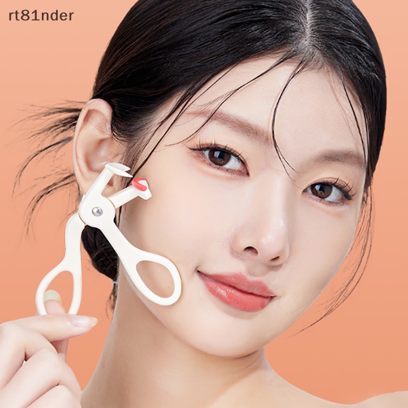 Rt makeup tool eyelash curler partial wide-angle partial curling lash curler rubber lashes pad beginners fake false eyelash aid n