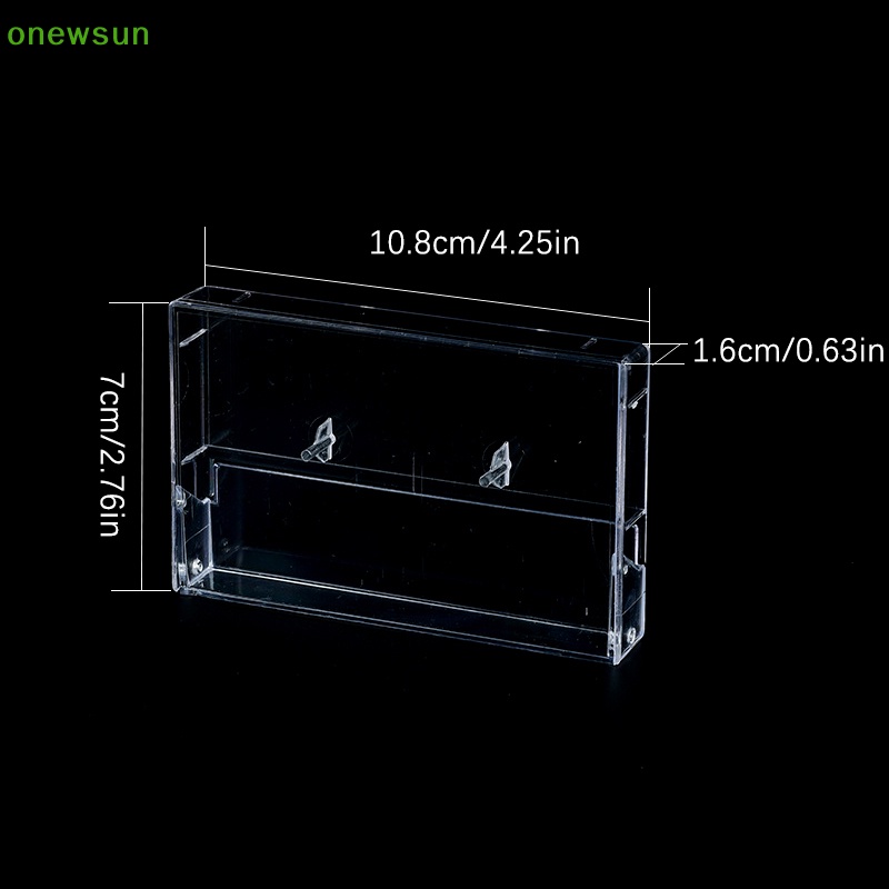 Onewsun 90 phút bình thường ghi âm positio trống băng cassette lưu trữ hộp đựng băng cassette hộp đựng băng cassette 90 hộp lưu trữ mới