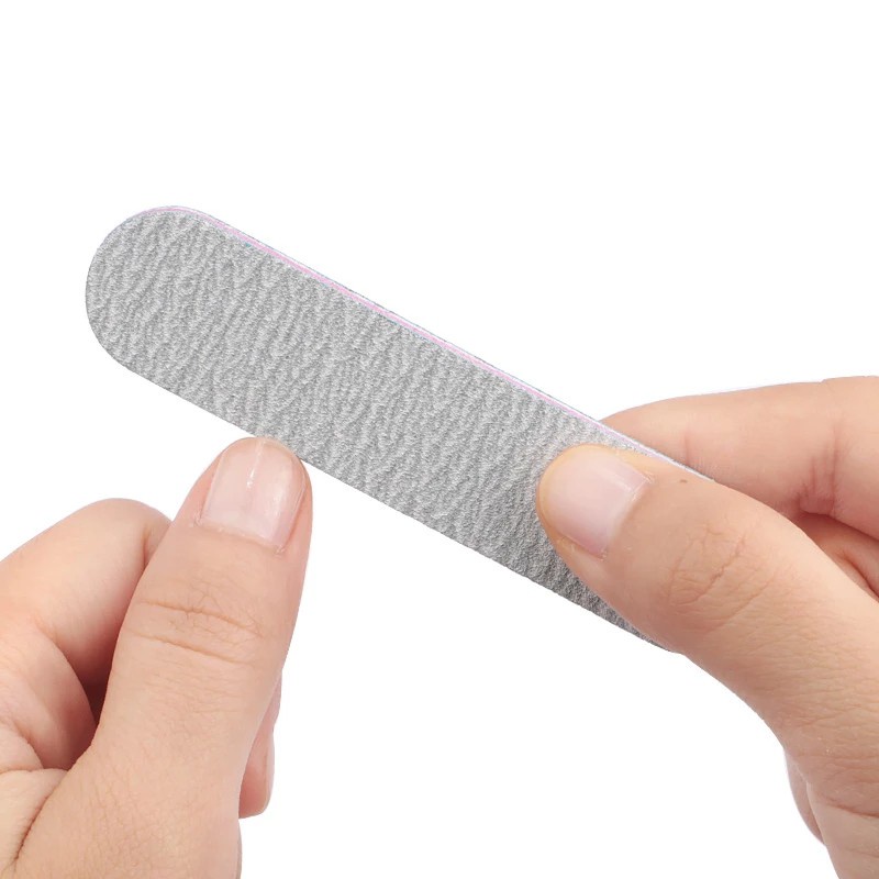 1pc / 5 cái dũa móng tay hai mặt giấy nhám 100/180 móng tay chà nhám dũa nhỏ đánh bóng dụng cụ làm móng chuyên nghiệp phụ kiện