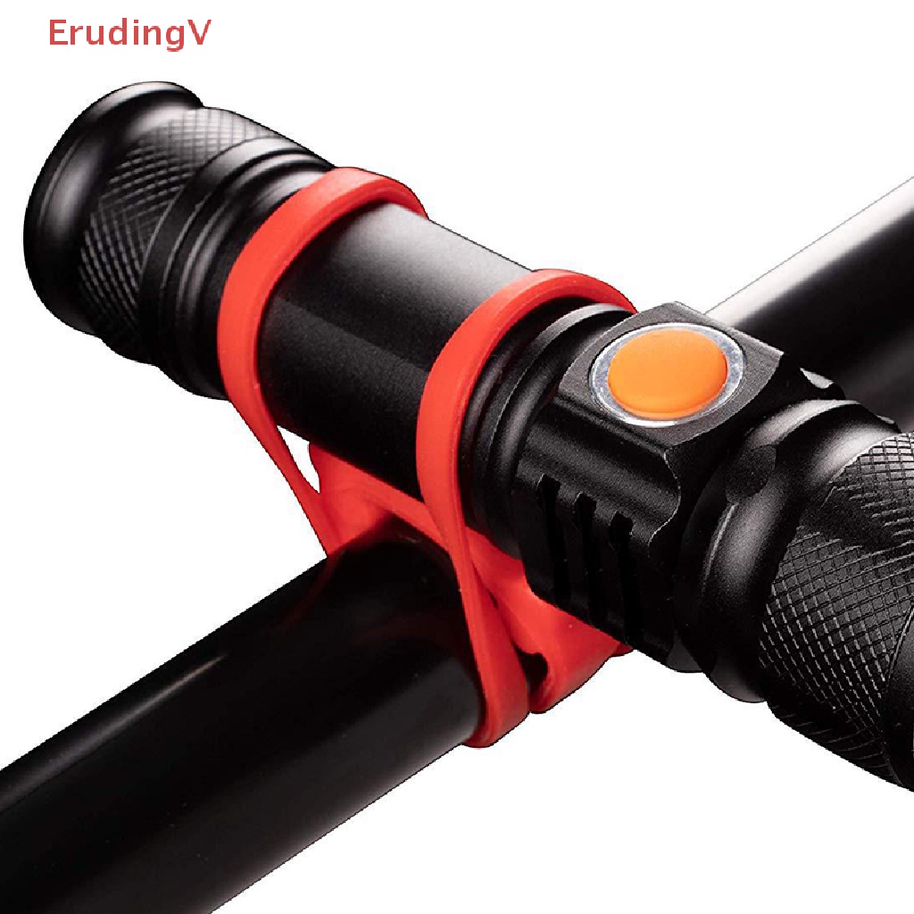[ErudingV] Dây Buộc Đèn Bằng Silicon Cho Xe Đạp