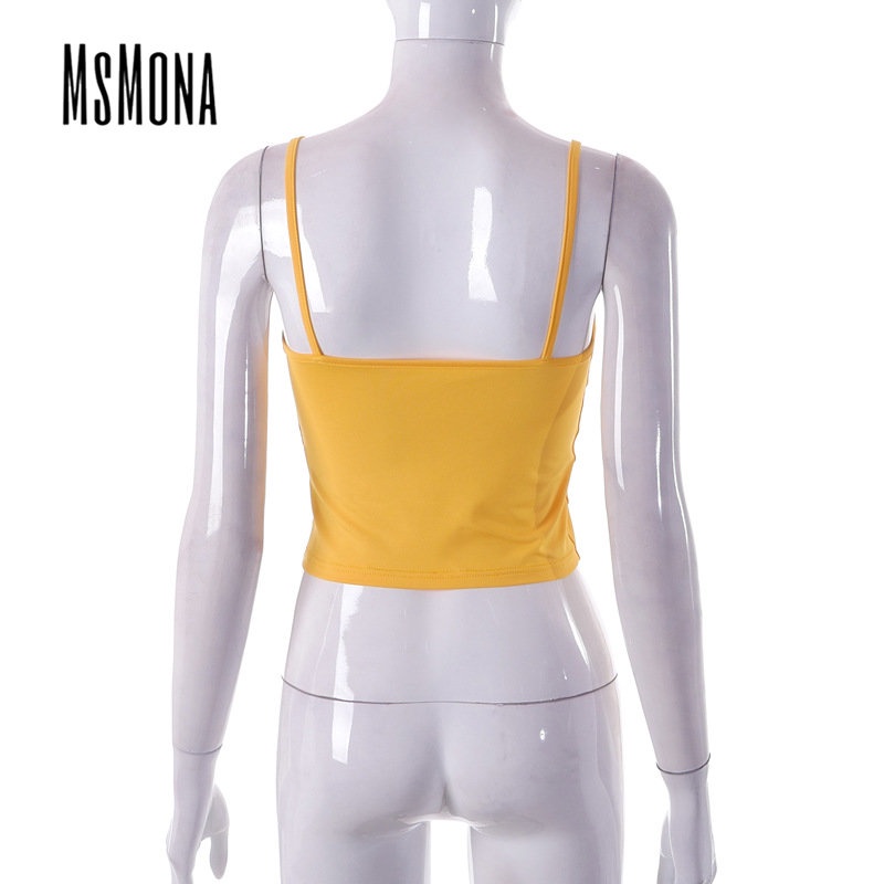 Áo Tank Top Ôm Dáng In Chữ Phối Màu Tương Phản Thời Trang 2023 Quyến Rũ Cho Nữ