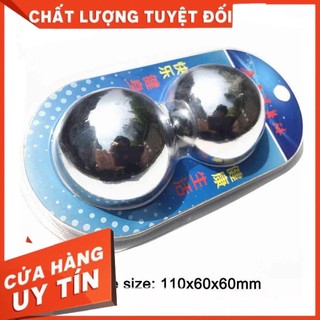 Cặp bi lăn tập cơ tay, Bi inox lăn tay hỗ trợ khớp và dùng tập cơ tay vật lý trị liệu