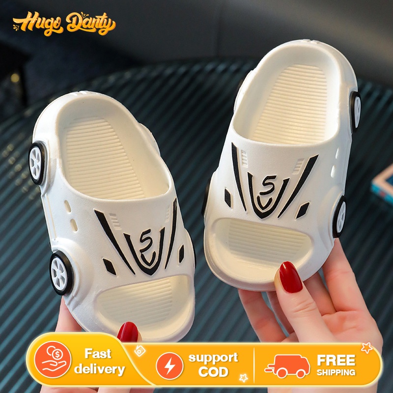 Dép Cao Su Mềm Hình Chiếc Xe Cho Bé Trai Dép ô tô hoạt hình cho trẻ em HDS847