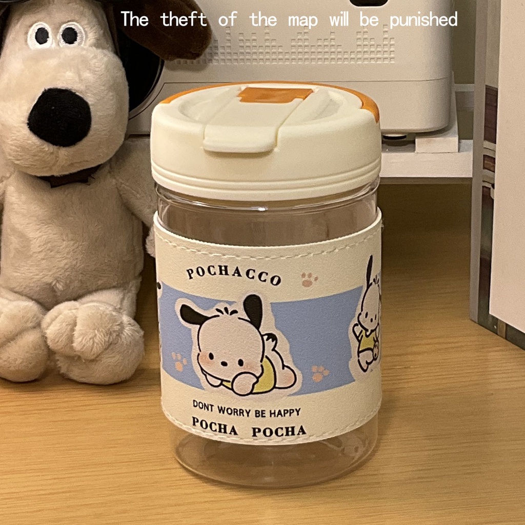 Cốc Uống Nước Có Ống Hút Tách Trà Cho Cún Cưng