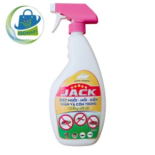 Diệt côn trùng, diệt mối, diệt kiến, diệt gián jack 650ml