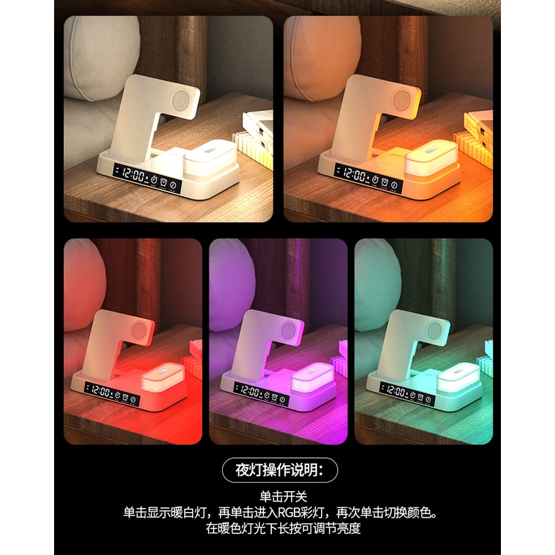 Hàng Mới Về Mới Đế Sạc Không Dây Đa Năng 25W Cho iPhone14 / 13