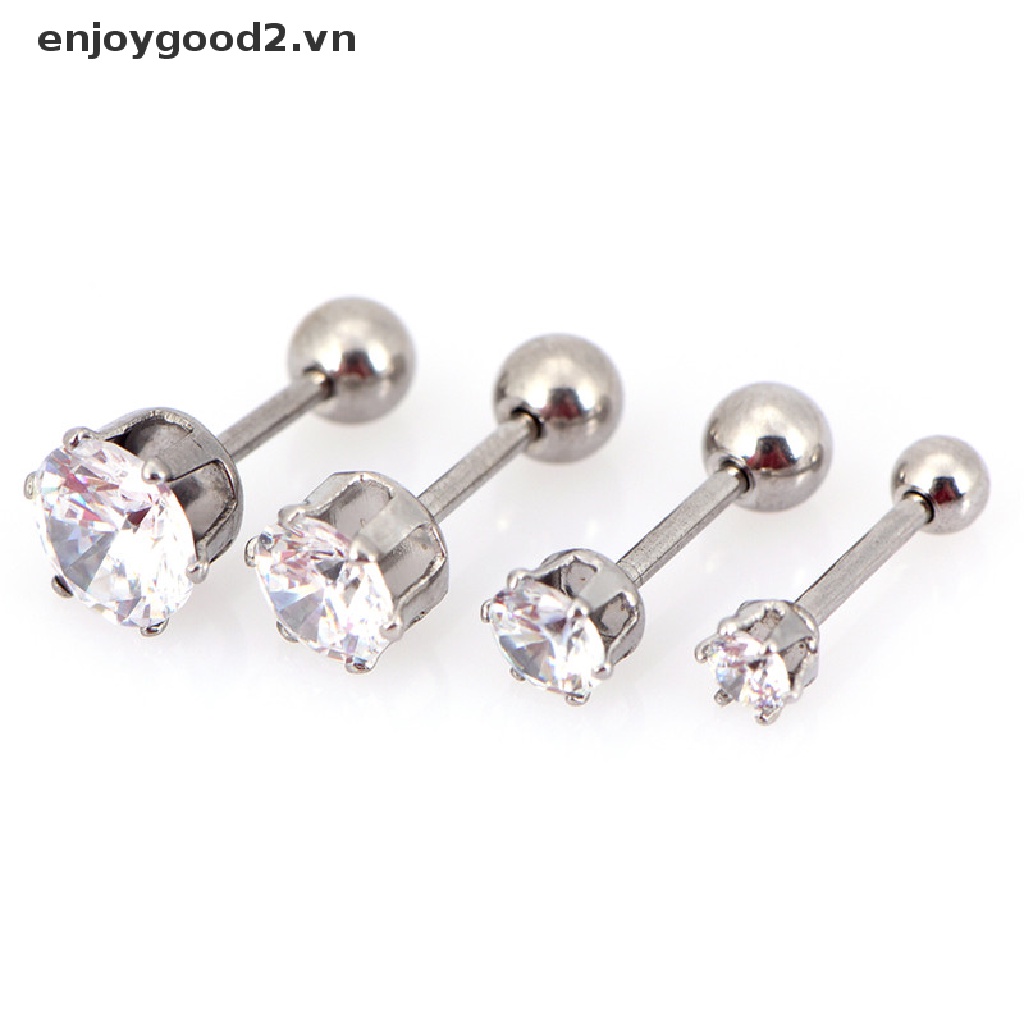 1 Đôi Khuyên Tai Thép Titan Thời Trang Cá Tính
