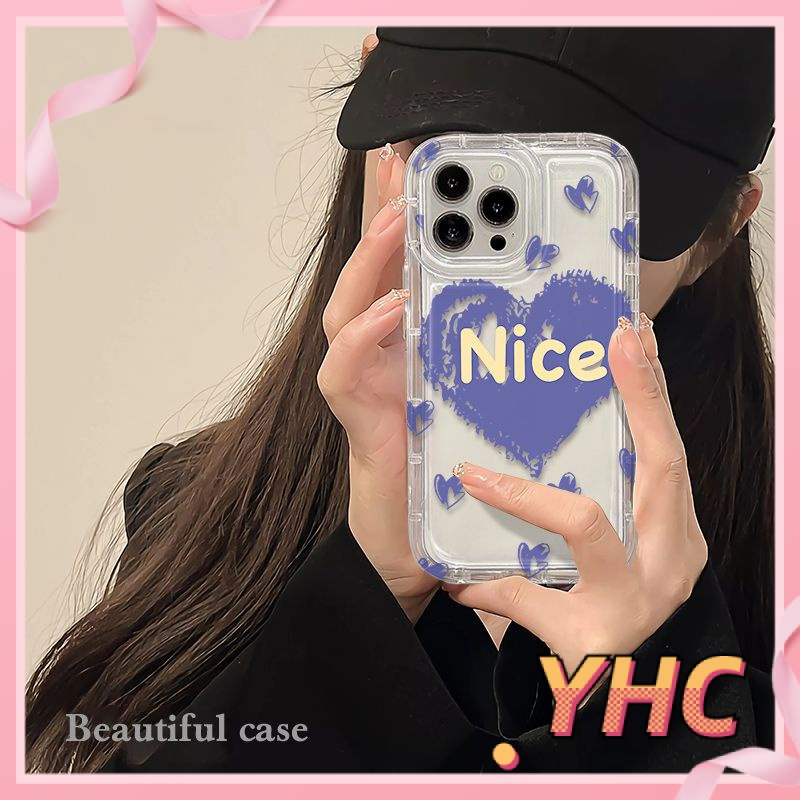 ốp lưng iphone NICE Túi khí tình yêu, vỏ mềm trong suốt, giảm chấn, chống rơi Cho Iphone 6 / 6S / 6splus / se / 7 / 7plus / 8 / 8plus / X / xs / xsmax / 11 / 12 / 13 / 14 / Plus / pro / pro max-712