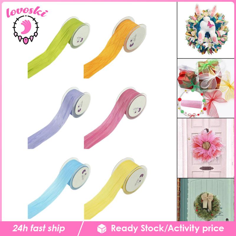 [Lovoski] 6 Cuộn Ruy Băng Nhăn Làm Nơ Cho Ngày Valentines