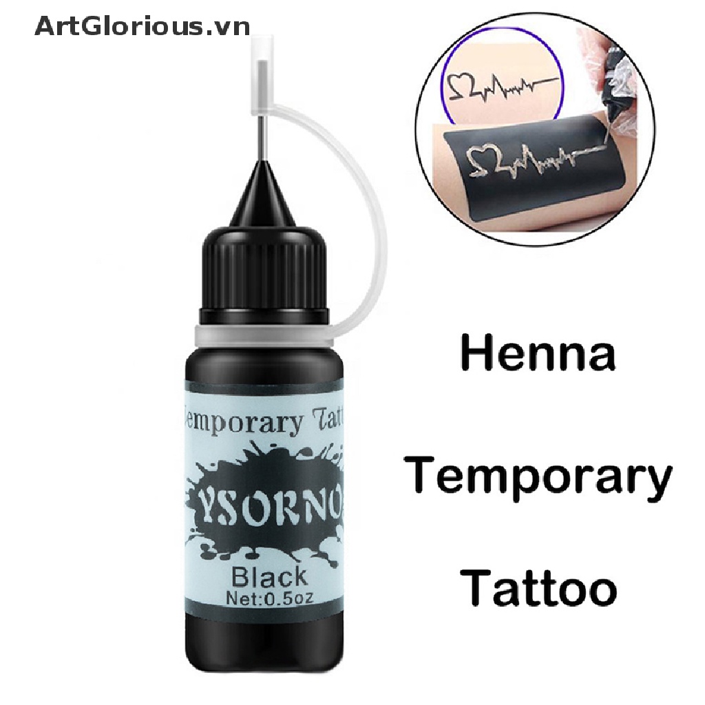 Lọ Mực Xăm Bán Vĩnh Viễn Tự Nhiên 10Ml