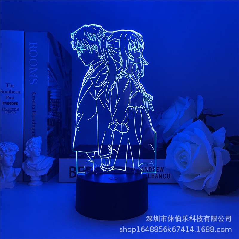 Đèn Ngủ 3D Hình Nhân Vật Miyazono Kaori Trong Phim Hoạt Hình Your Lie in April
