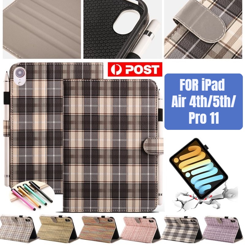 Bao Da Máy Tính Bảng Nắp Lật Chống Sốc Cho iPad Air 4th 10.9 "iPad Air 5th 10.9" iPad Pro 11 2021 2022 2018 2020 Ốp