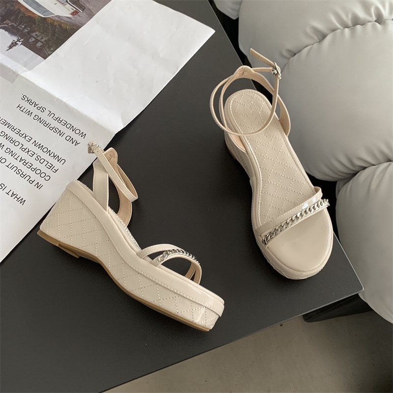 Giày Sandal Cao Gót Mũi Vuông Thời Trang Mùa Hè Hàn Quốc 2023 Cho Nữ