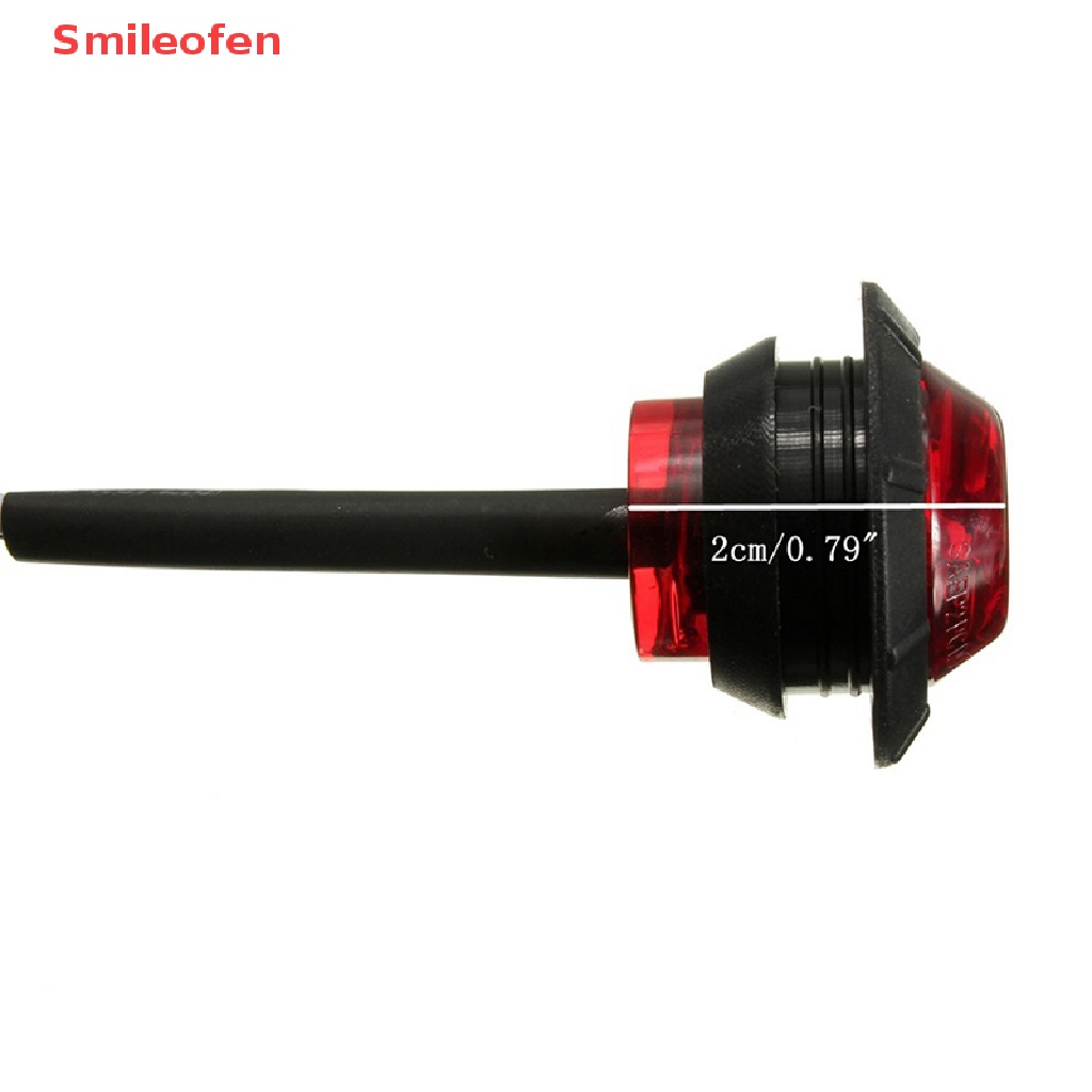 1 Đèn Xi Nhan Tròn 12V 24V 3LED 3 / 4 &quot;Màu Vàng / Trắng Chuyên Dụng Cho Xe Tải