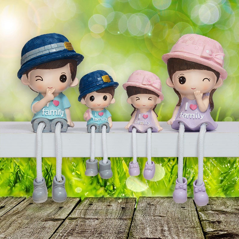 Búp Bê Hoạt Hình Treo Chân Trang Trí Phòng Khách Cho Bé