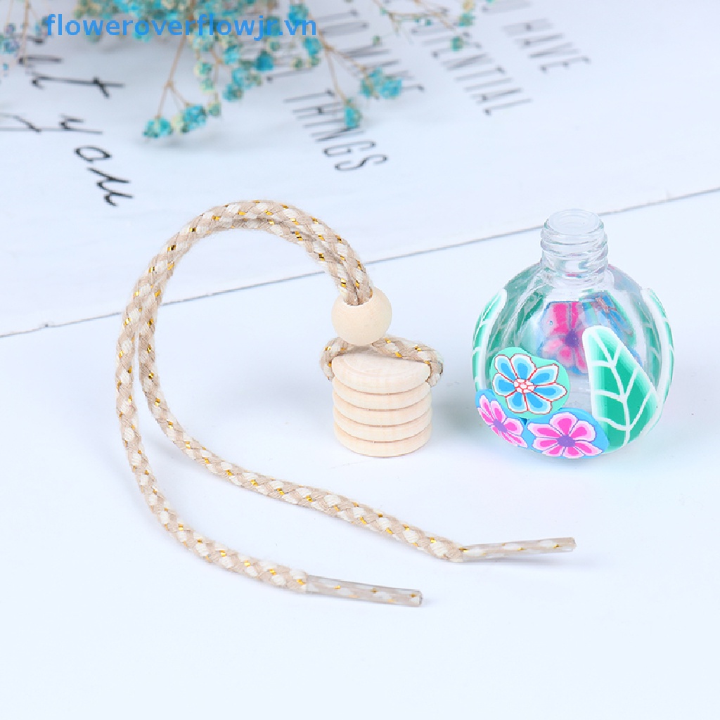 1 Bình Nước Thủy Tinh Rỗng Nhiều Màu Treo Xe Hơi FJR