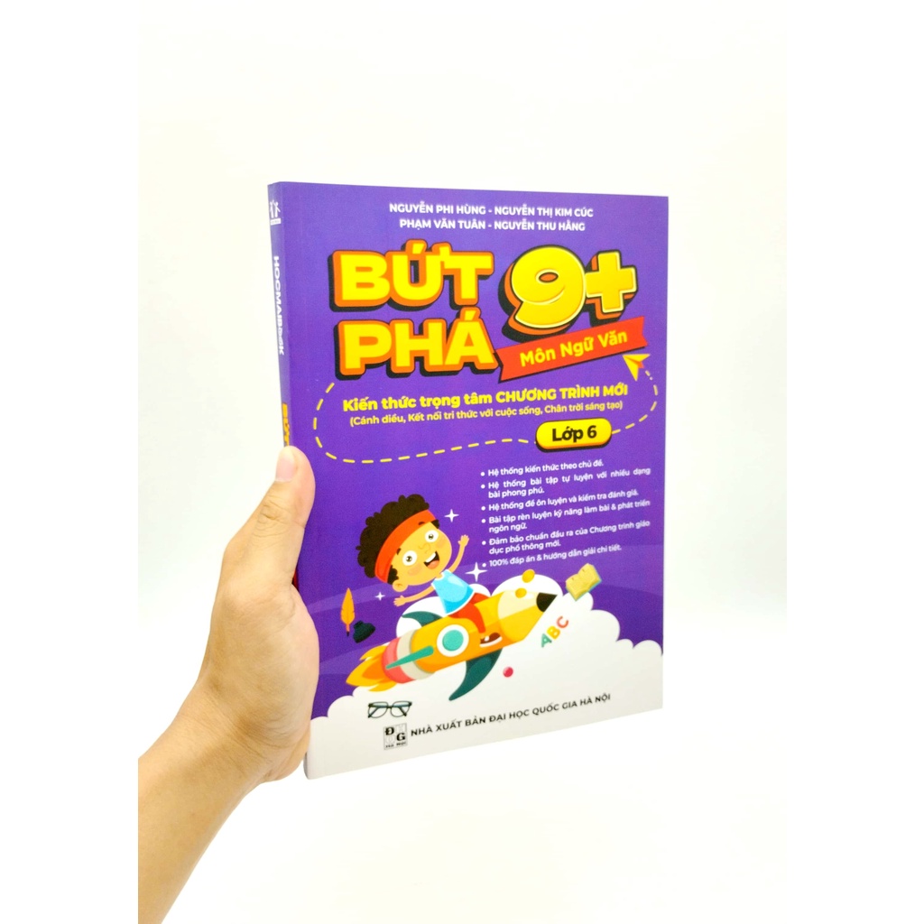 Sách Bứt Phá 9+ Môn Ngữ Văn Lớp 6