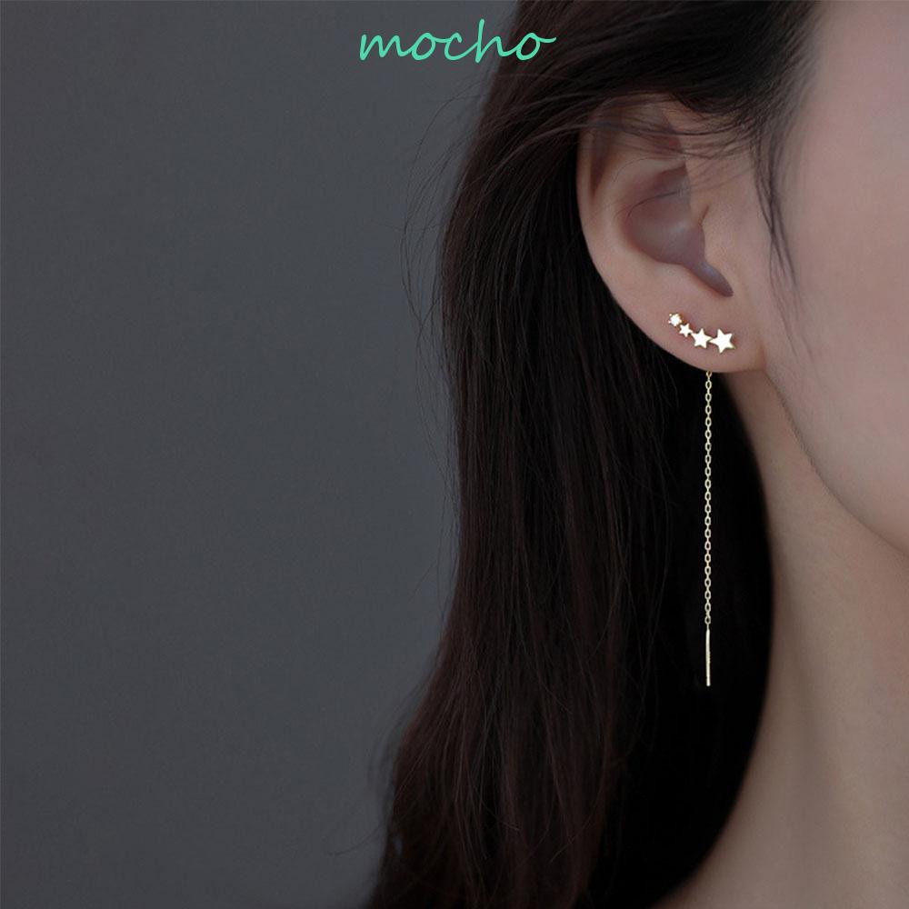 Khuyên Tai Ngôi Sao MOCHO|Bông Tai Mạ Đồng Thiết Kế Bất Đối Xứng Thời Trang Cho
