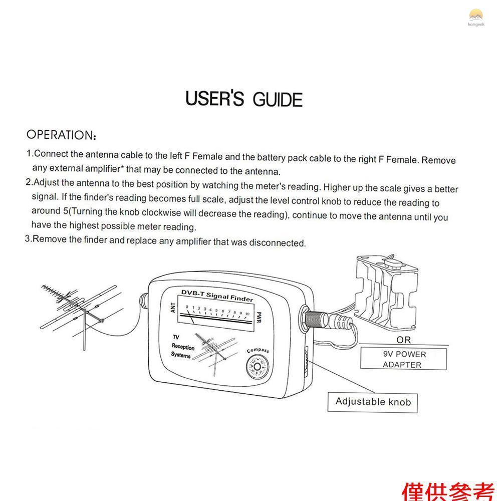 Ăng Ten Tìm Tín Hiệu Vệ Tinh Kỹ Thuật Số HGV DVB-T Kèm La Bàn