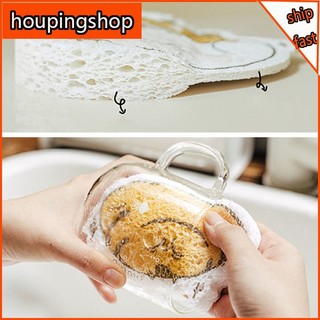Miếng Bọt Biển Rửa Chén Dễ Thương Có Nút Hít Mạnh