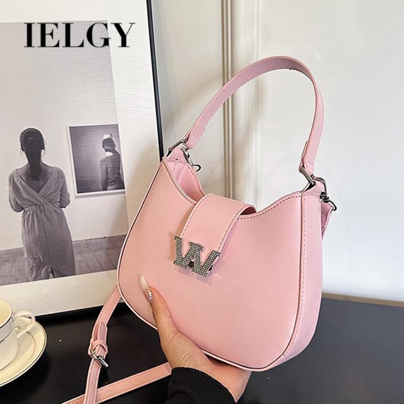 Ielgy Túi Đeo Một Bên Vai Nhỏ Nhắn Màu Nổi Bật Phong Cách Nước Ngoài Cao Cấp Dành Cho Bạn Nữ