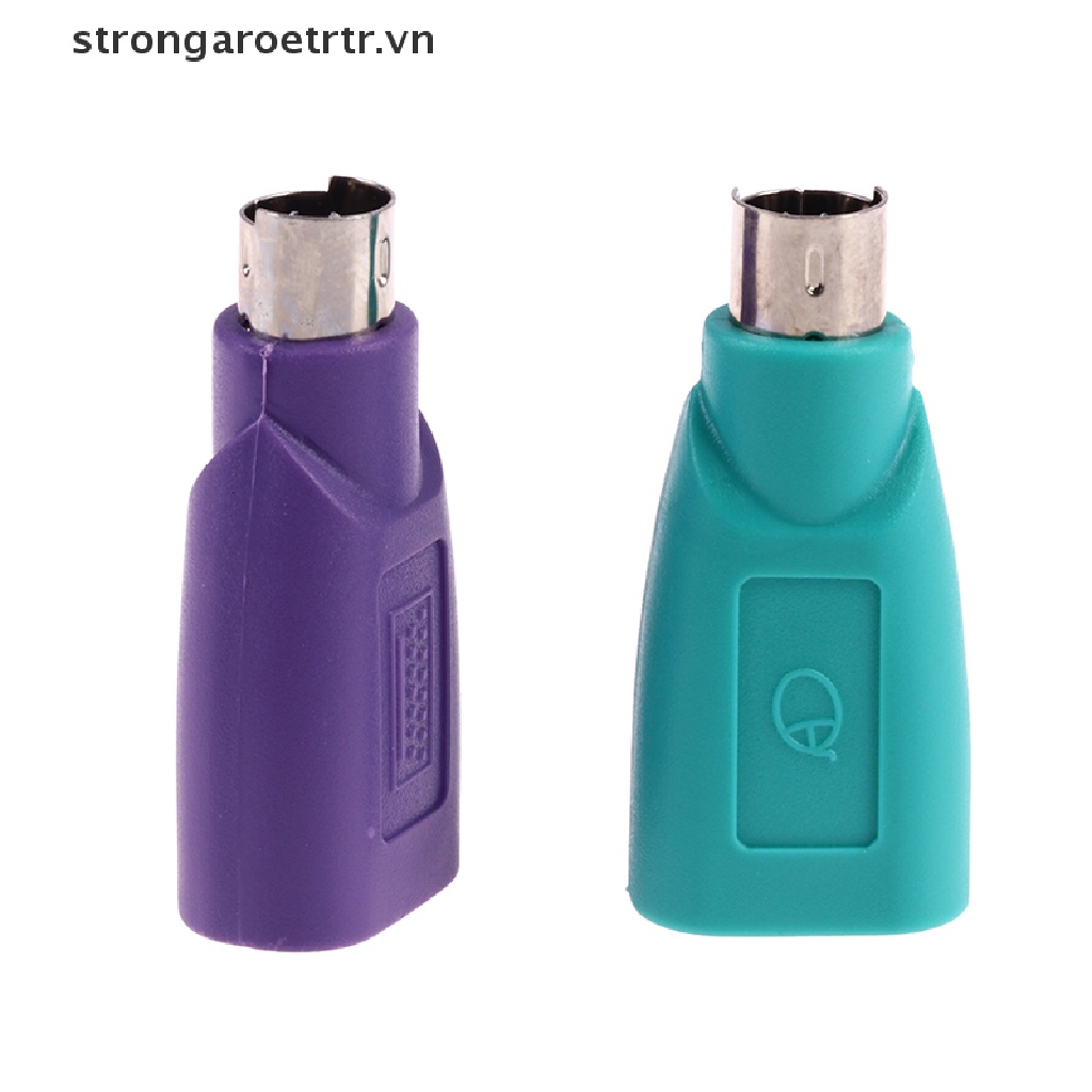 1 Cặp Đầu Chuyển Đổi Chuột Và Bàn Phím PS2 Sang PS / 2 usb