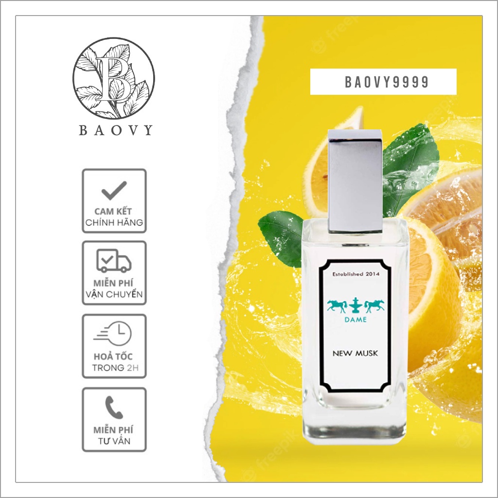 ✨ Nước hoa chính hãng dame new musk 10ml