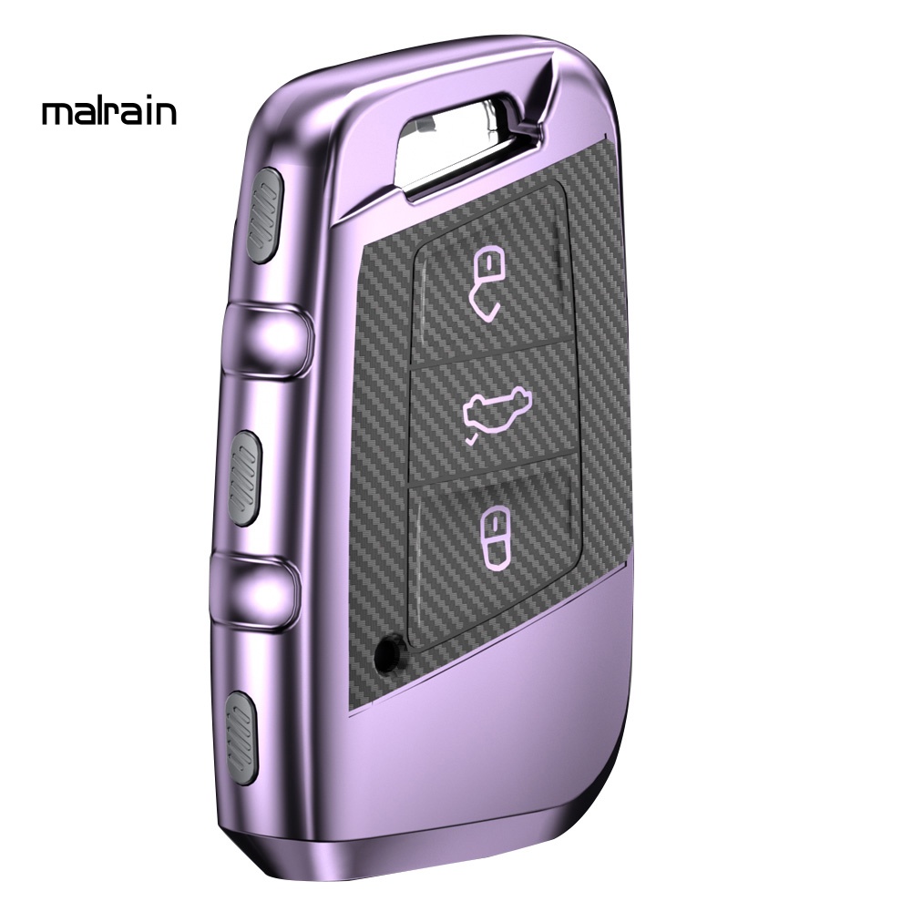 Vỏ TPU Sợi Carbon Bảo Vệ Chìa Khóa Xe Hơi VW Magotan