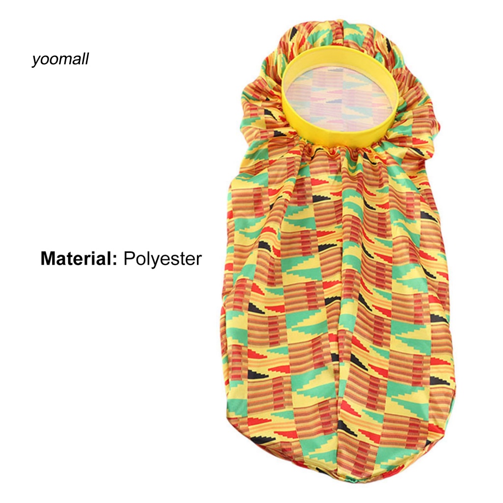 Dây Buộc Tóc Co Giãn Siêu Dài In Họa Tiết Châu Phi Màu Sắc Tươi Sáng Chăm Sóc Tóc