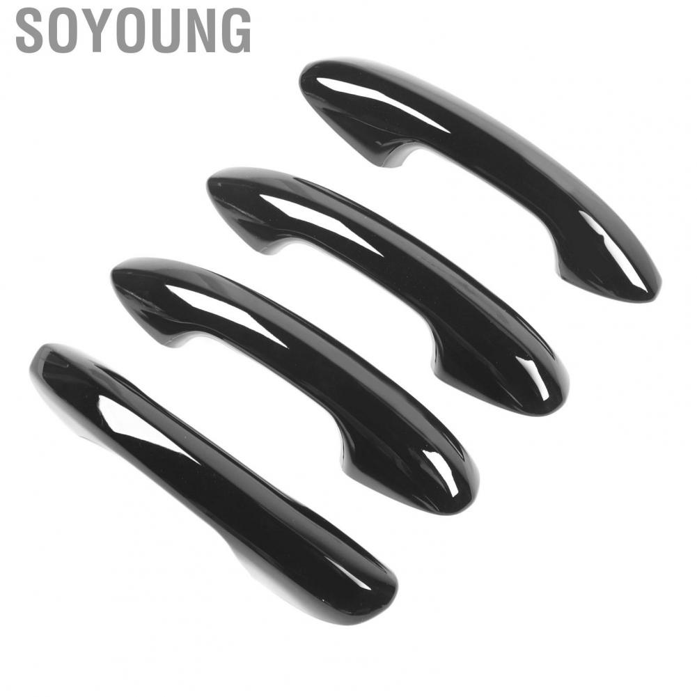 Soyoung Outer Door Handle Trim  Great Hand Feeling Car Exterior Cover Long Lasting Anti Aging Scratch Resistant ABS for C‑class W206 2022 and Up