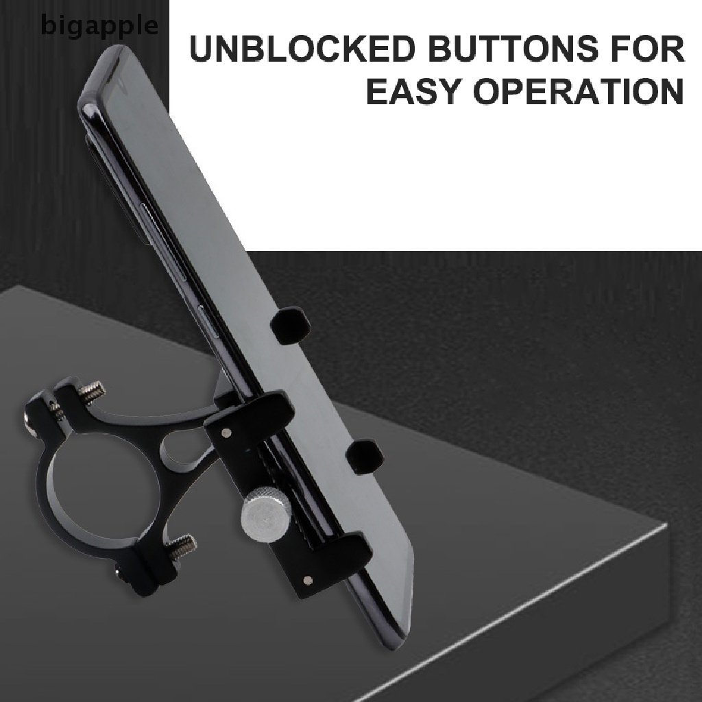 Giá Đỡ Điện Thoại Bằng Hợp Kim Nhôm Gắn Xe Đạp Leo Núi Tiện Dụng