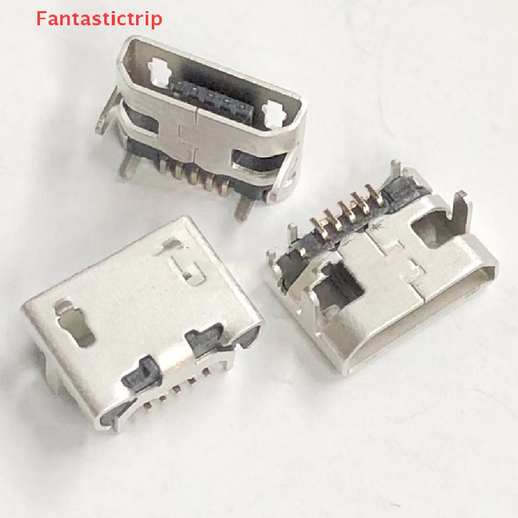 Set 100 Đầu Nối Micro USB Type B Female 5Pin 0.8mm Loại Mới