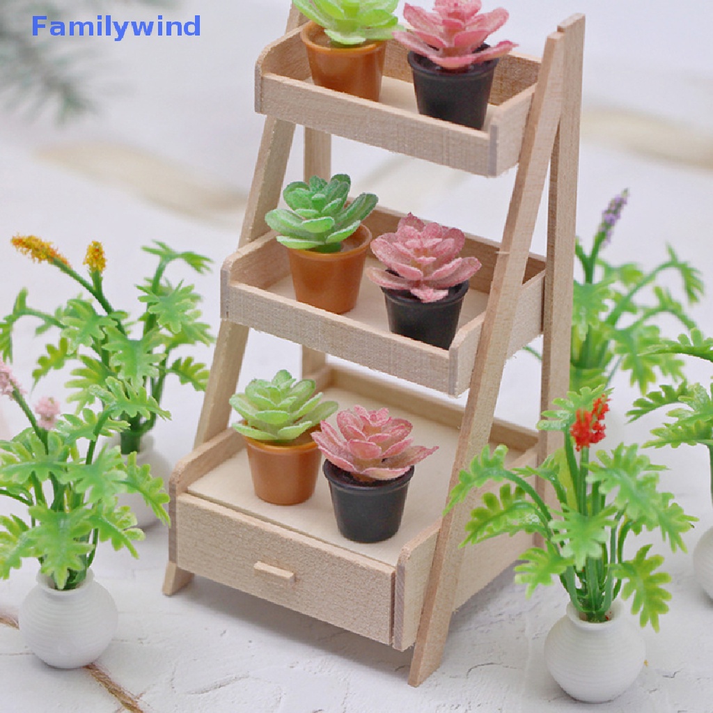 Chậu Cây Mini Trang Trí Nhà Búp Bê