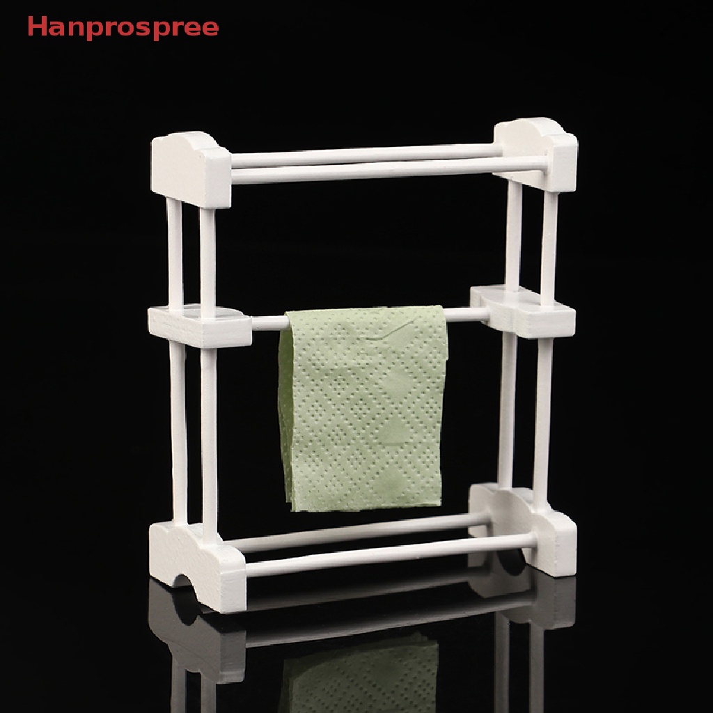 Giá Phơi Khăn Lau Tay Đồ Chơi Búp Bê Màu Trắng Tỷ Lệ 1: 12