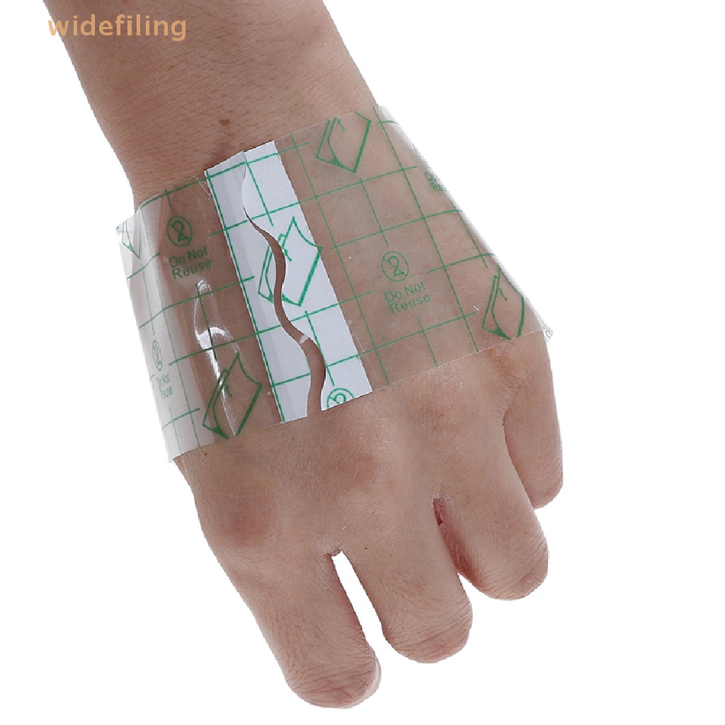 Bộ 10 Miếng Dán Cố Định Vết Thương Trong Suốt Chống Thấm Nước