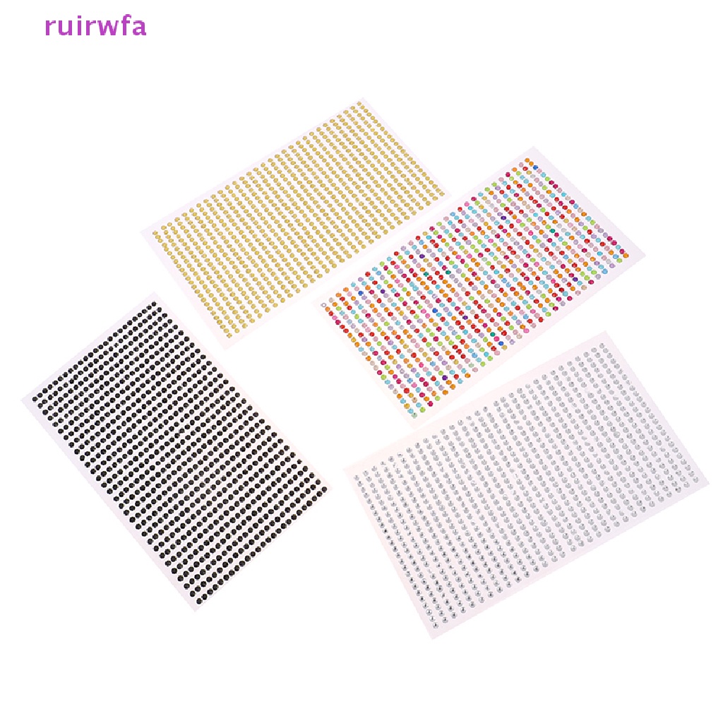 Set 750 Miếng Dán Acrylic Đính Đá Giả Kim Cương Tự Dính Mới