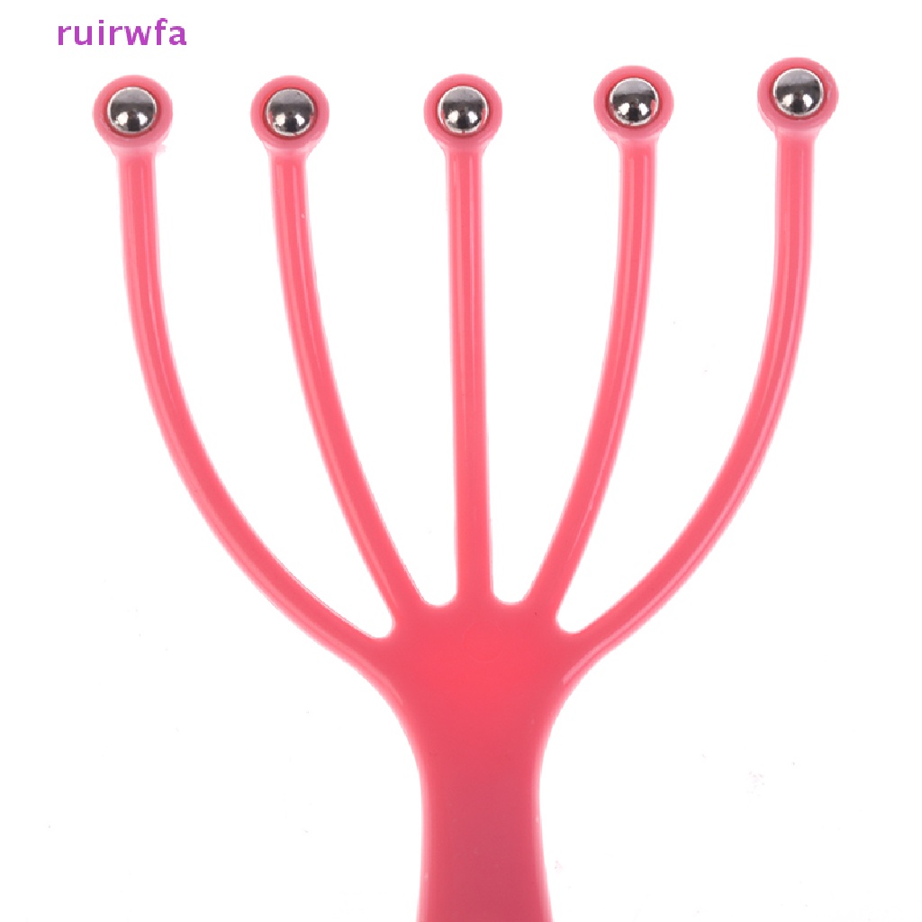 Ruirwfa Rake Dụng Cụ Massage Đầu Thư Giãn Năm Ngón Mới