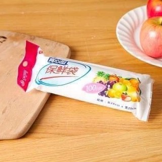 (Bán buôn- Sỉ) Cuộn 100 túi nilon có quai (cuộn)