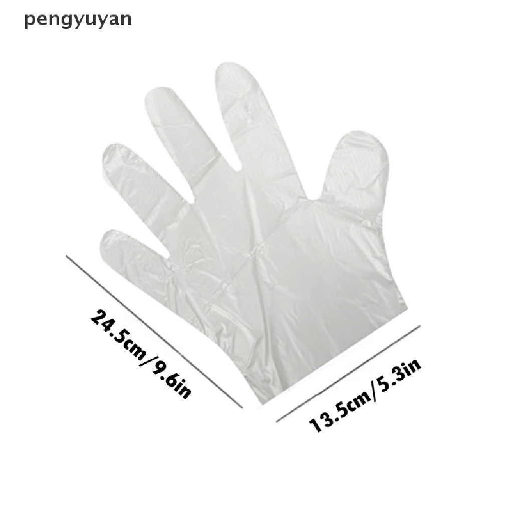 Set 50 / 100 Găng Tay Vệ Sinh Trong Suốt Dùng Một Lần Cho Nhà Bếp