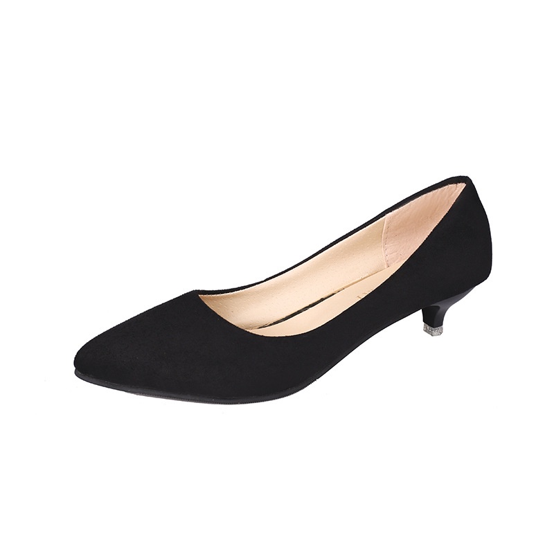 Giày Cao Gót 4cm Mũi Nhọn Thời Trang Công Sở Thanh Lịch