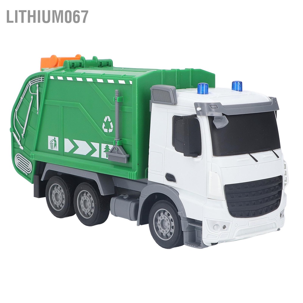 Lithium067 Giáo dục đồ chơi xe rác điện tử Xe tái chế có điều khiển từ xa cho bé trai gái